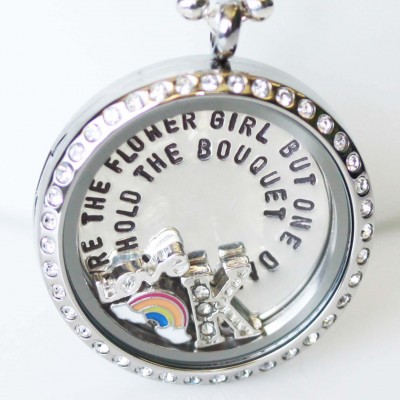 Personalised Hand Stamped Plate (to fit 3 cm locket only)